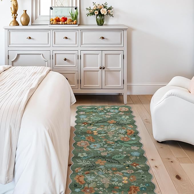 Washable 2x6 Runner Rug for Entryway: Hallway Kitchen Easy-Clean Carpet - Image 6