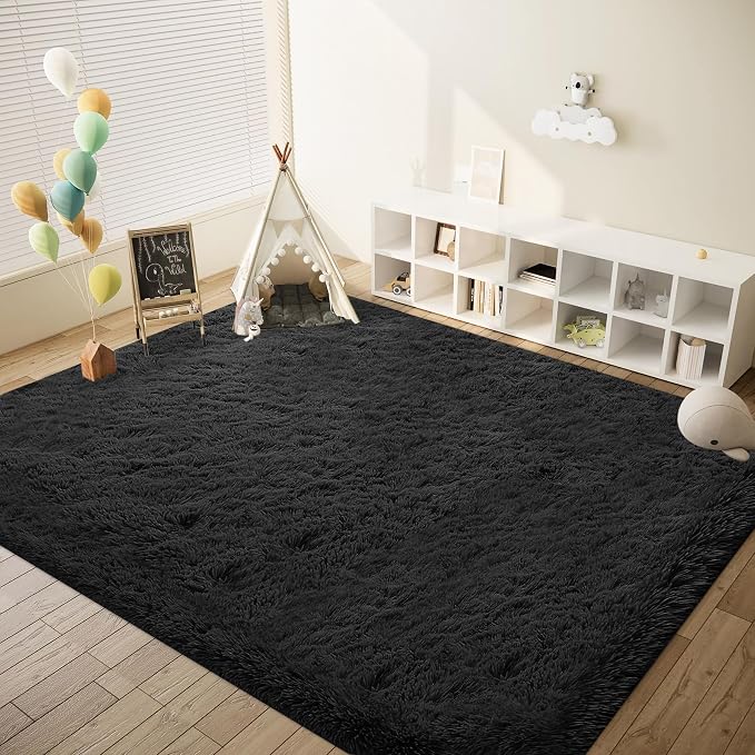 6x9 Area Rug for Living Room: Fluffy Shag Soft Washable Rugs Large Fuzzy Plush - Image 5