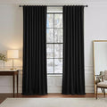 PONY DANCE Blackout Curtains 96 inch Long, Room Darkening Ceiling to Floor by PONYDANCE