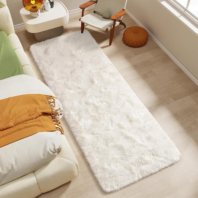 LOCHAS Ultra Soft Indoor Modern Area Rugs 2x6, Fluffy Living Room Carpets - Image 2
