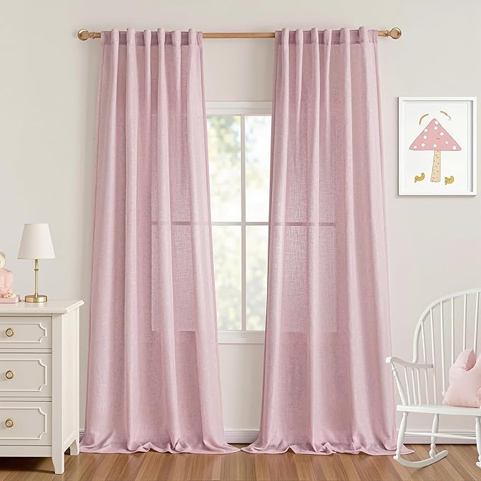 MYSKY HOME Extra Long Country Curtains by MYSKYHOME