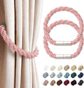 NICEEC 2 Pack Strong Magnetic Curtain Tiebacks Modern Simple Style Drape Tie by NICEEC