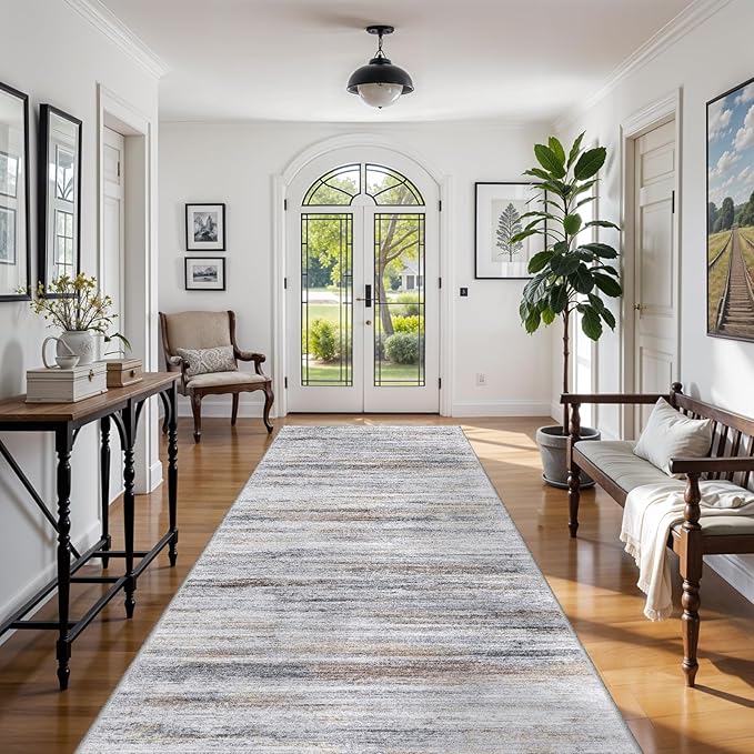 Large Runner Rugs for Hallway 4x18: Non-Slip Washable Wide Carpet - Image 7