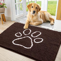 Smiry Dog Door Mat for Muddy Paws, Absorbent Dirt Trapper Non Slip Quick Dry by Smiry