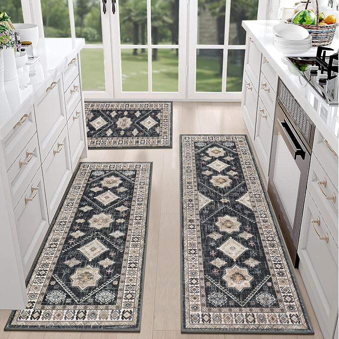HEBE Boho Kitchen Rug Sets 3 Piece - Image 6