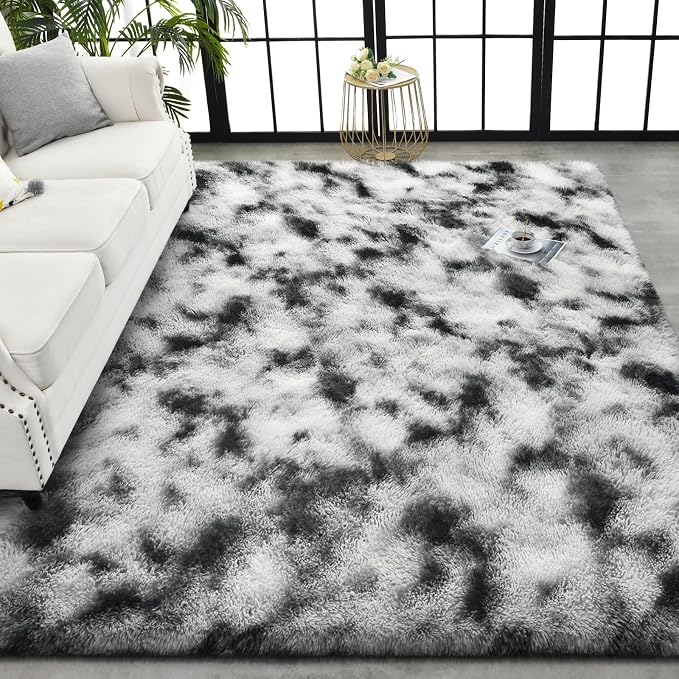 TWINNIS Super Soft Shaggy Rugs Fluffy Carpets, 5x8 Feet, Indoor Modern Plush - Image 8