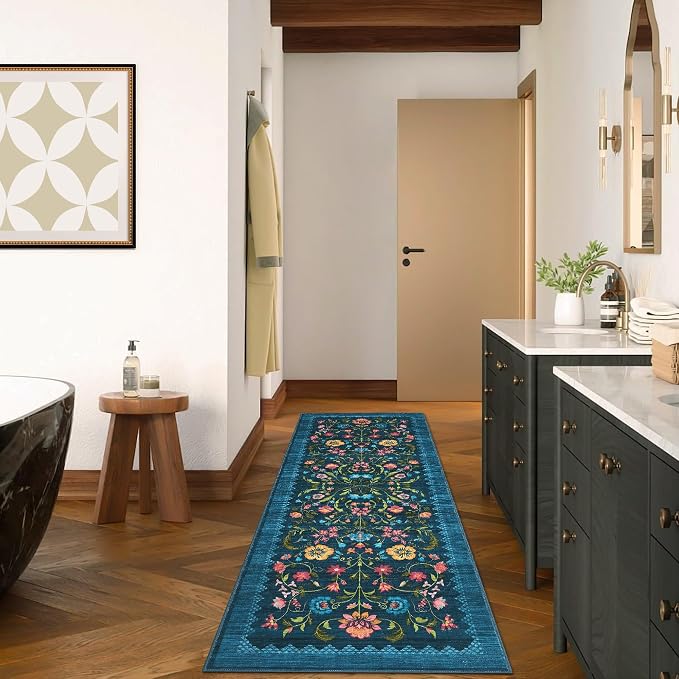 GarveeHome Floral Rug 2.5x10 Runners - Image 3