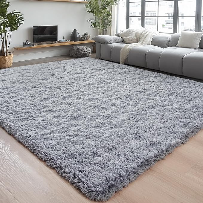Chicrug Soft Area Rugs for Bedroom Living Room Plush Fluffy Rug 5x8 Feet by ChicrugHomeDecor