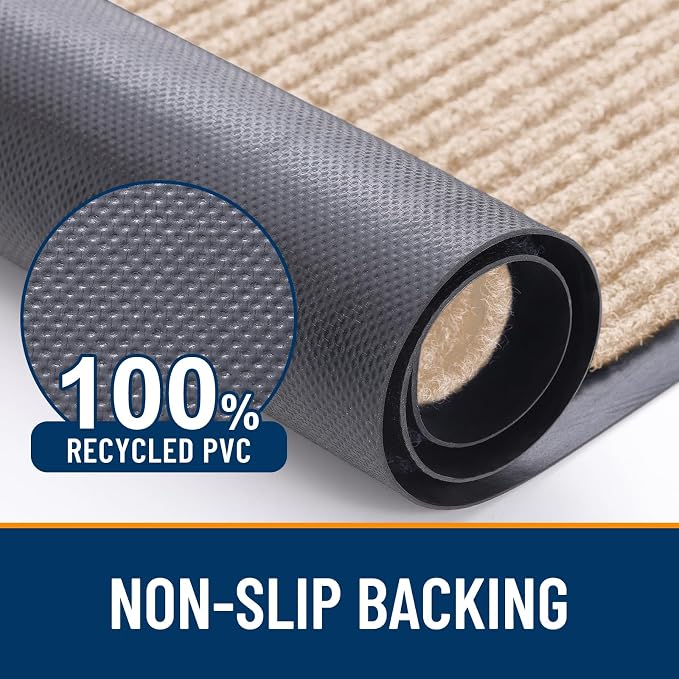 OLANLY Front Door Mat 40x32, Waterproof Heavy-Duty Indoor Outdoor Doormat | - Image 3