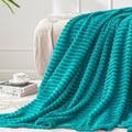 BEDELITE Fleece Throw Blanket for Couch – 3D Ribbed Jacquard Soft and Warm by BEDELITE