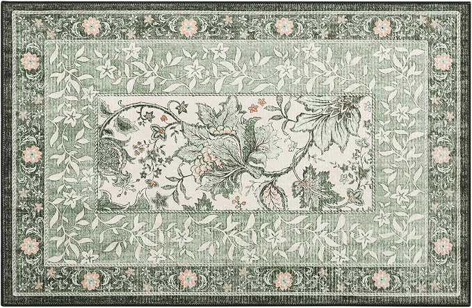 GarveeHome Sage Green 2x3 Door Mat Indoor Rugs - Image 4