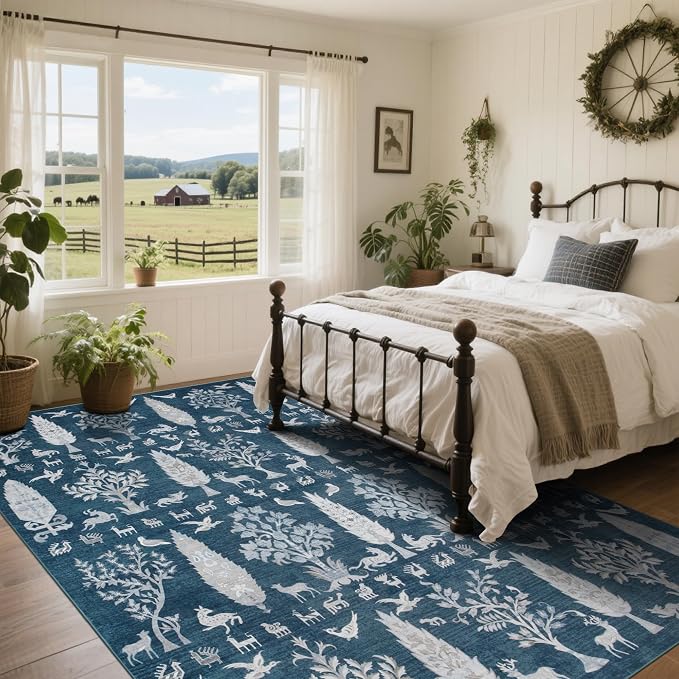 Washable Rugs 8x10 Area Rugs for Living Room, Dining Room- Large Ultra Soft - Image 8
