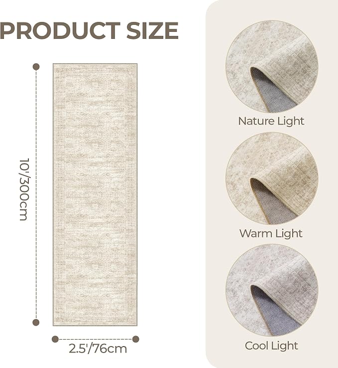 Kitchen Runner Rugs Non Skid Washable - Image 2