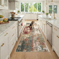 Washable Area Rugs 3x8 Non-Slip Modern Abstract Soft by RELEANY