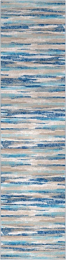 Lansny Modern Abstract Runner Rug 3x10 - Image 9