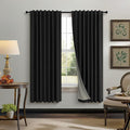 Nursery Blackout Curtains 63 Inch Length by Pitalk
