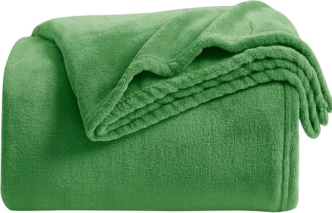 KMUSET Fleece Blanket Throw Size Emerald Lightweight Super Soft Cozy Luxury Bed by COZYBLANKETHappyHomeLife