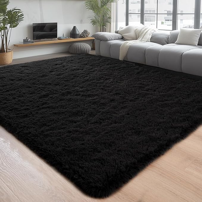 Chicrug Soft Area Rugs for Bedroom Living Room Plush Fluffy Rug 6x9 Feet by ChicrugHomeDecor