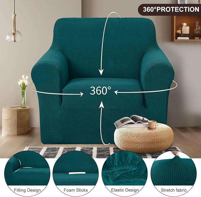 U-NICE HOME Recliner Chair Covers Stretch Couch Cover Sofa Cover Sofa Slipcover - Image 3