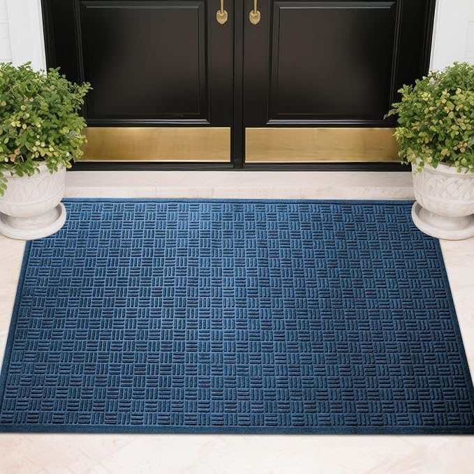 Mibao Front Door Mat Indoor Outdoor Entrance, Dirt Trapping Waterproof - Image 7