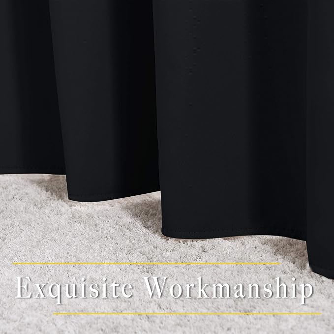 NICETOWN Black Out Curtains for Bedroom 84 inches Long - Image 6
