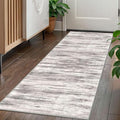 KOZYFLY Modern Abstract Washable Rug Runner 2x5 Hallway Rug Runner Non-Slip by KOZYFLY