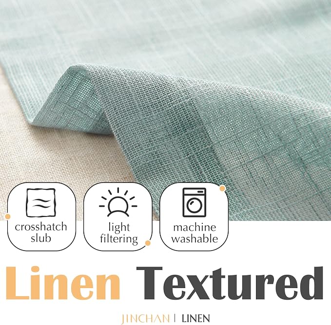 jinchan Linen Farmhouse Valances - Image 8