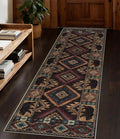 Hallway Runner Rug 2x6 Indoor Door Mat -Western Rug Bear Rustic Cabin Non-Slip by YIHOUSE