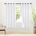 NICETOWN White Blackout 78 inch Curtains by NICETOWN