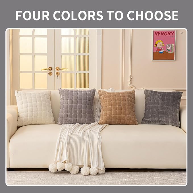 Velvet Throw Pillow Covers 12×20 Inch Decorative Pillows Cover Neutral Soft - Image 5
