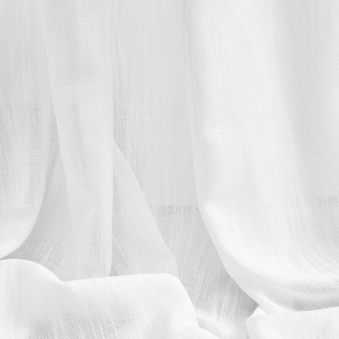 MYSKY HOME Patio White Curtains - Image 8