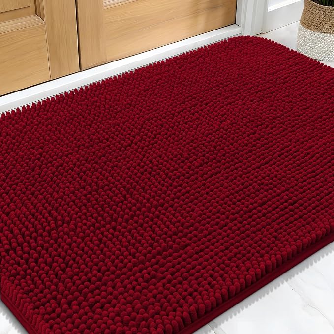 OLANLY Dog Door Mat for Muddy Paws 32x20, Absorbs Moisture and Dirt, Absorbent by OLANLY