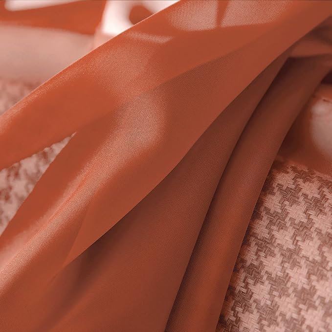 MIULEE Short Sheer Curtains 36 Inch Length - Image 5