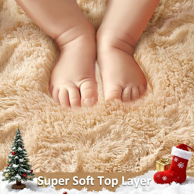Ophanie 2x8 Runner Rug for Hallway, Upgrade Non-Slip Fluffy Soft Bedside Rugs - Image 2