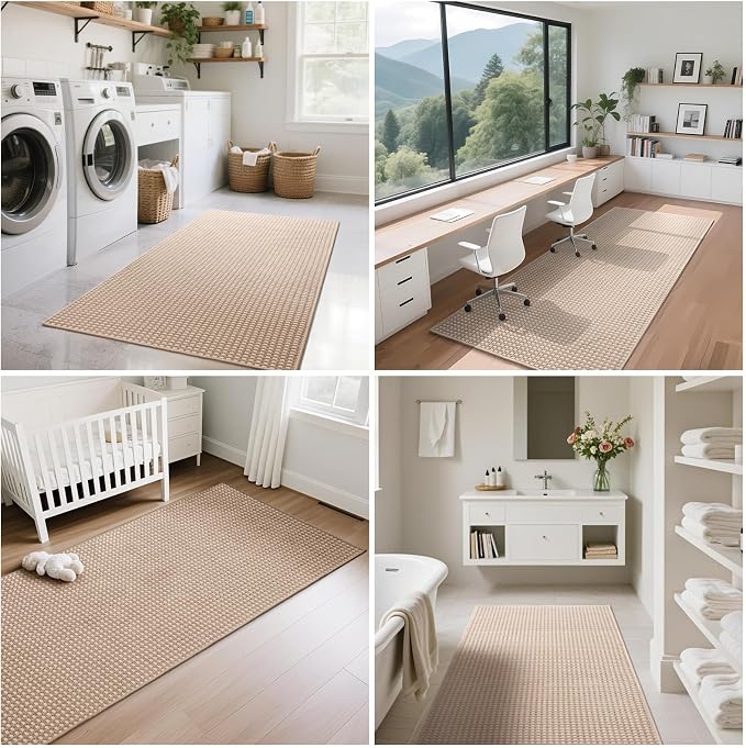 YDKGL 2x6 ft Boho Kitchen Runner Rugs Mat Non Slip Woven Runners - Image 9