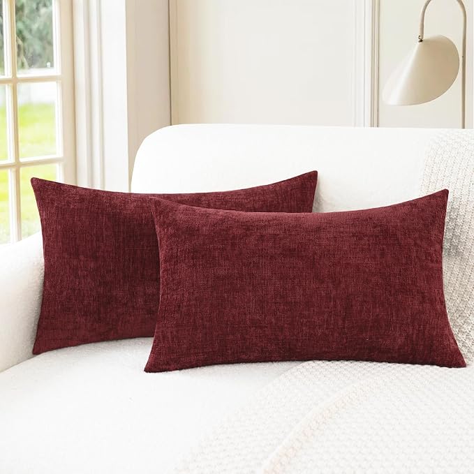 CaliTime Christmas Throw Pillow Covers Decorative 16 X 26 Inches Pack of 2 Cozy by CaliTime