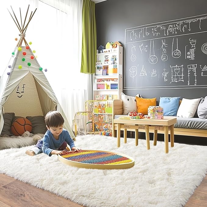 Pionblank 9x12 Area Rug, Large Area Rug - Image 4