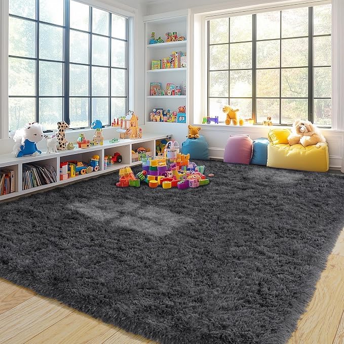 Pionblank Large Rug for Living Room 6x9 Feet, Modern Soft Shag Area Rug - Image 2