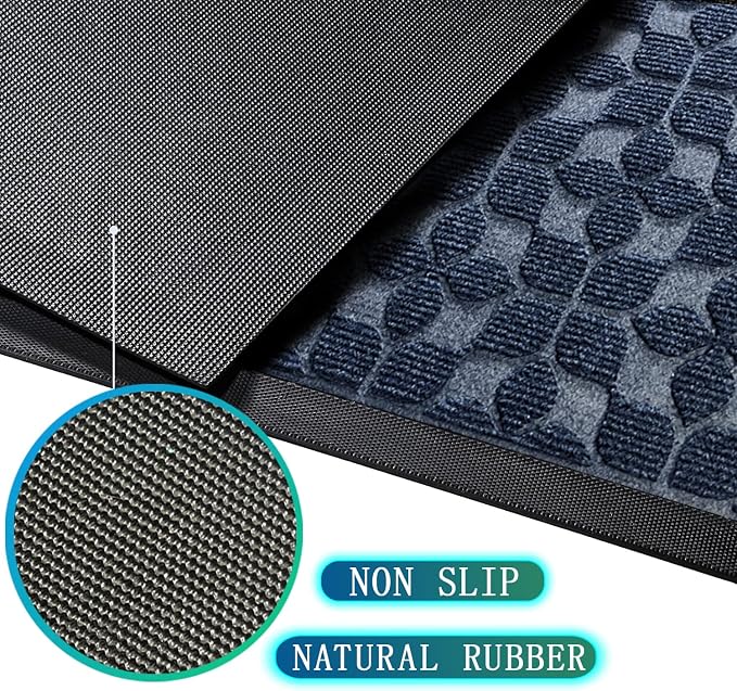 Bulijojo Sturdy Front Entrance Doormats, Durable Heavy Duty Welcome Mat - Image 2