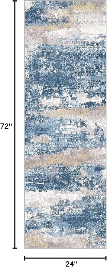 Runner Rug for Hallway Kitchen 2x6 Machine Washable Runners Rug for Entryway - Image 2