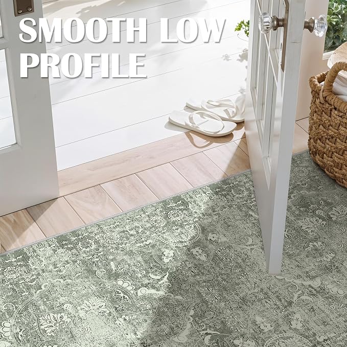 4x12 Washable Hallway Runner Rug - Image 7