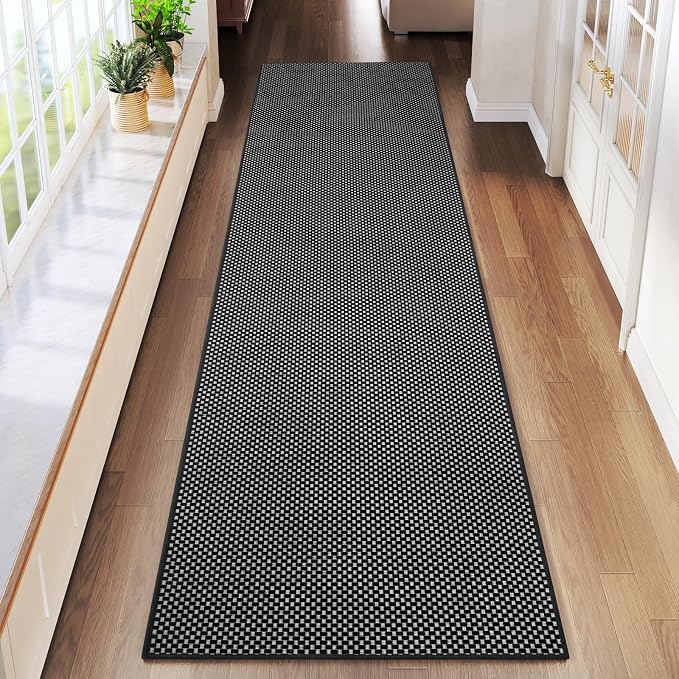 YDKGL 2x8 ft Runners for Hallways Extra Long Woven Washable Kitchen Runner Mat by YDKGL