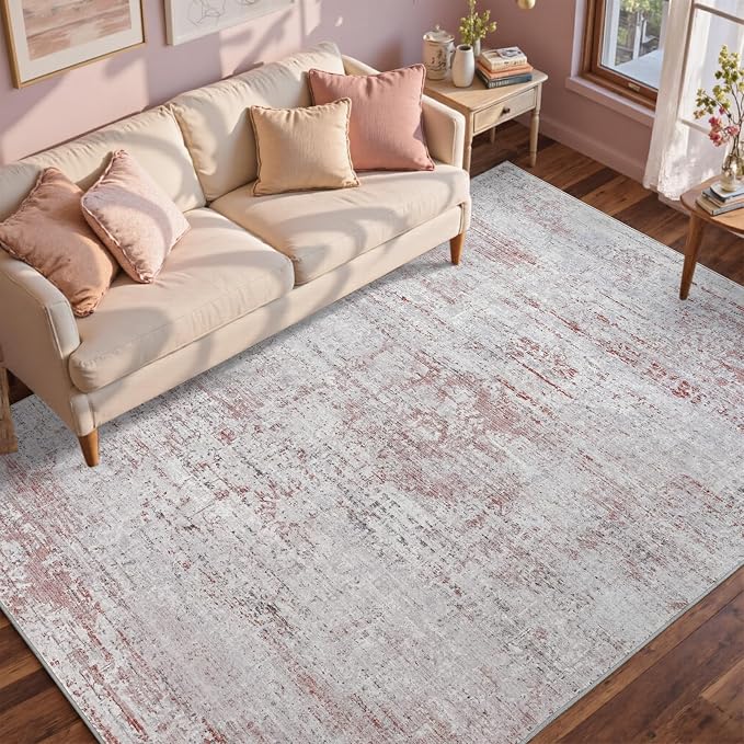 6x9 Ft Large Area Rugs for Living Room, Soft Non-Slip Washable Rugs Modern by Cuzwlovita