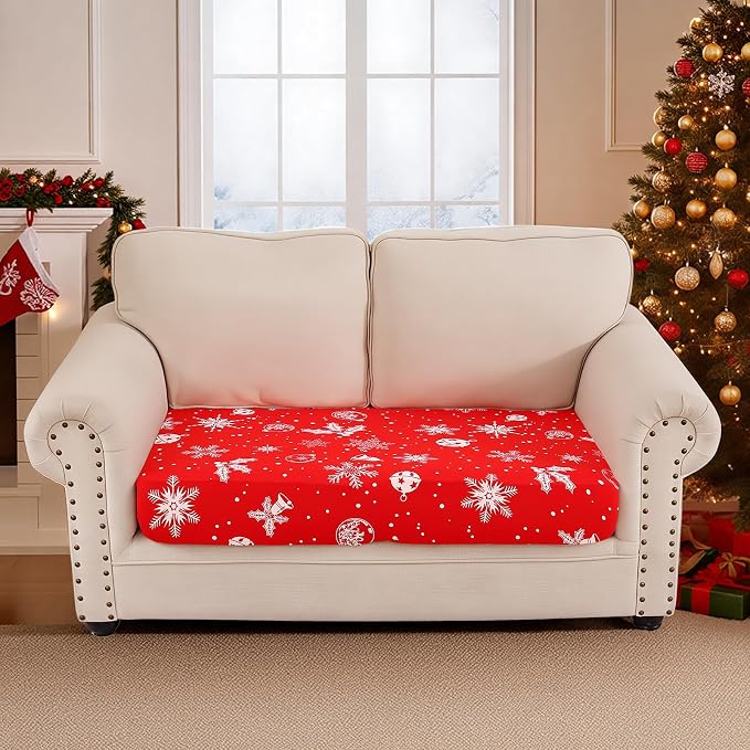 Smiry Printed Couch Cushion Covers, Stretch Soft Couch Covers - Image 5