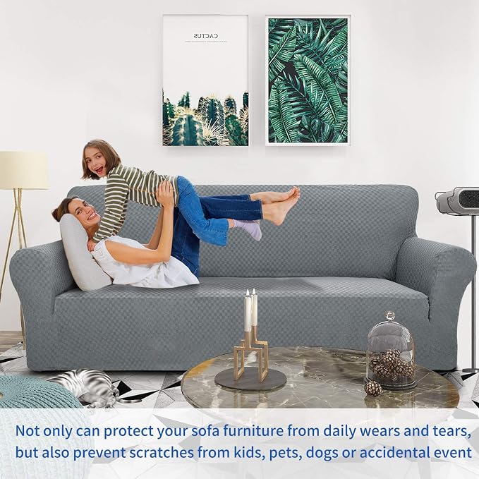 ZNSAYOTX 1 Piece Jacquard Chair Slipcovers - Image 7
