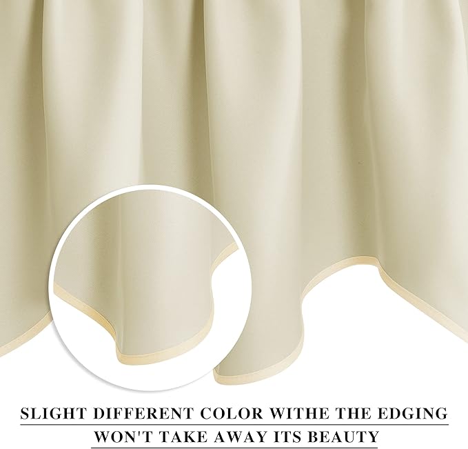 NICETOWN Blackout Valances for Kitchen Window - Image 3