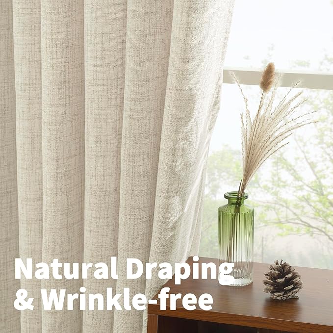 YoungsTex Linen Curtains 72 Inch Length - Image 5
