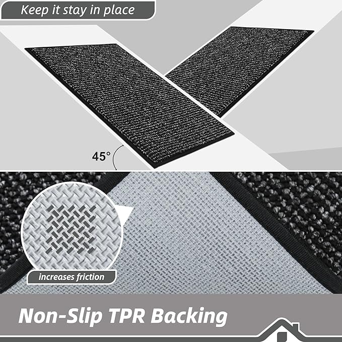 BEQHAUSE Kitchen Runner Rugs 20"x48", Non-Slip Kitchen Mats - Image 4