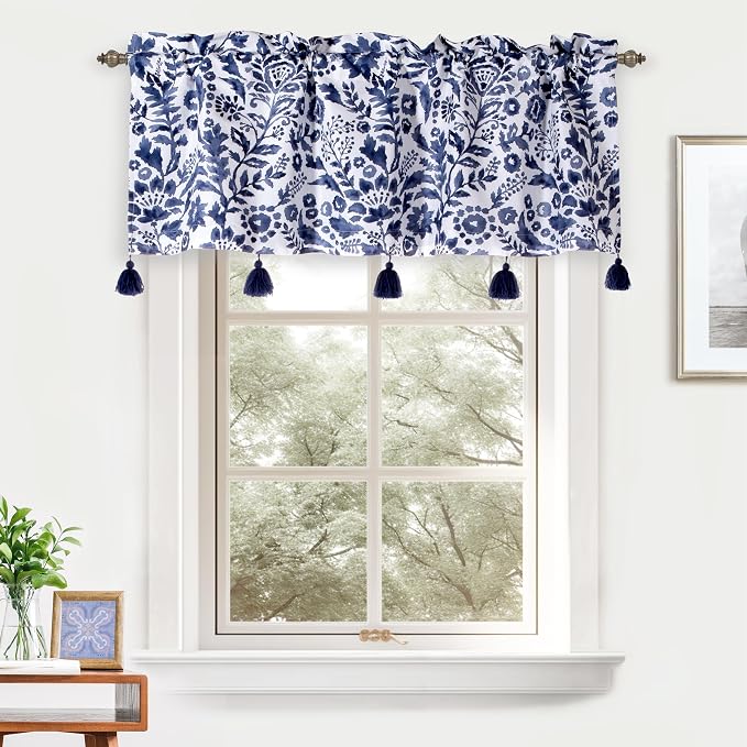 DriftAway Julia Lined Valance Double Layer Thermal Insulated Room Darkening - Image 2