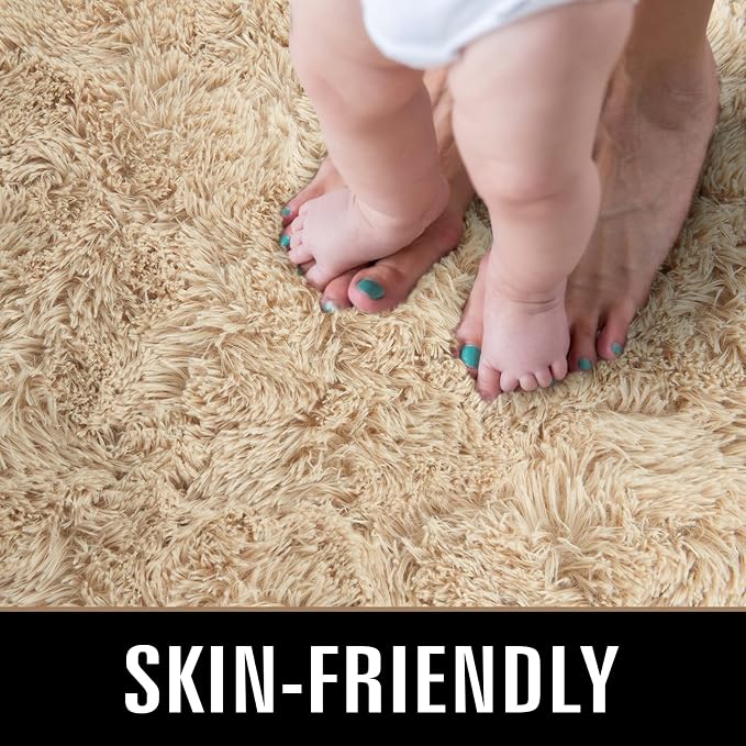 TWINNIS Super Soft Shaggy Rugs Fluffy Carpets 9x12 Feet, Indoor Modern Plush - Image 3
